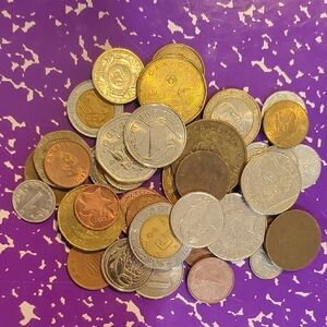Lot Of 42 Coins From Around The World